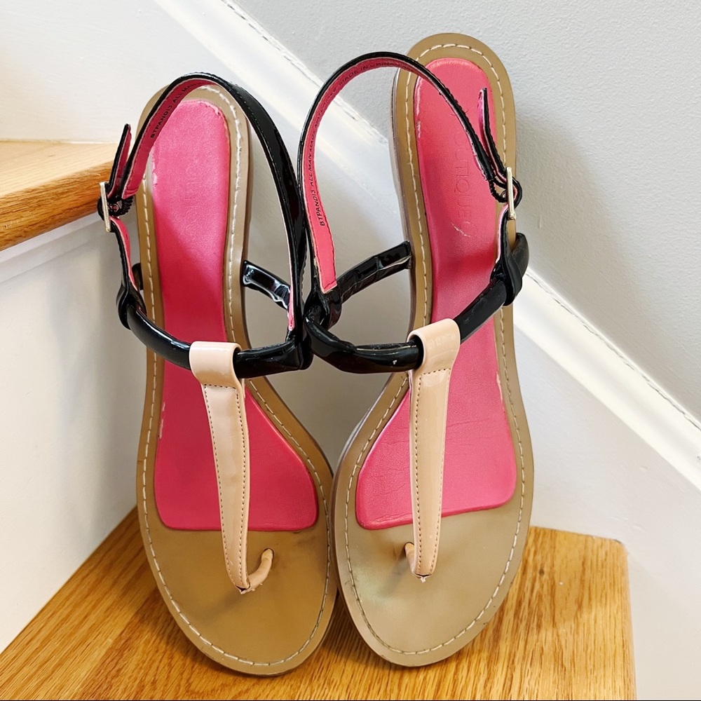 Boutique 9 Demo Wedge Strappy Sandal - Size 8.5